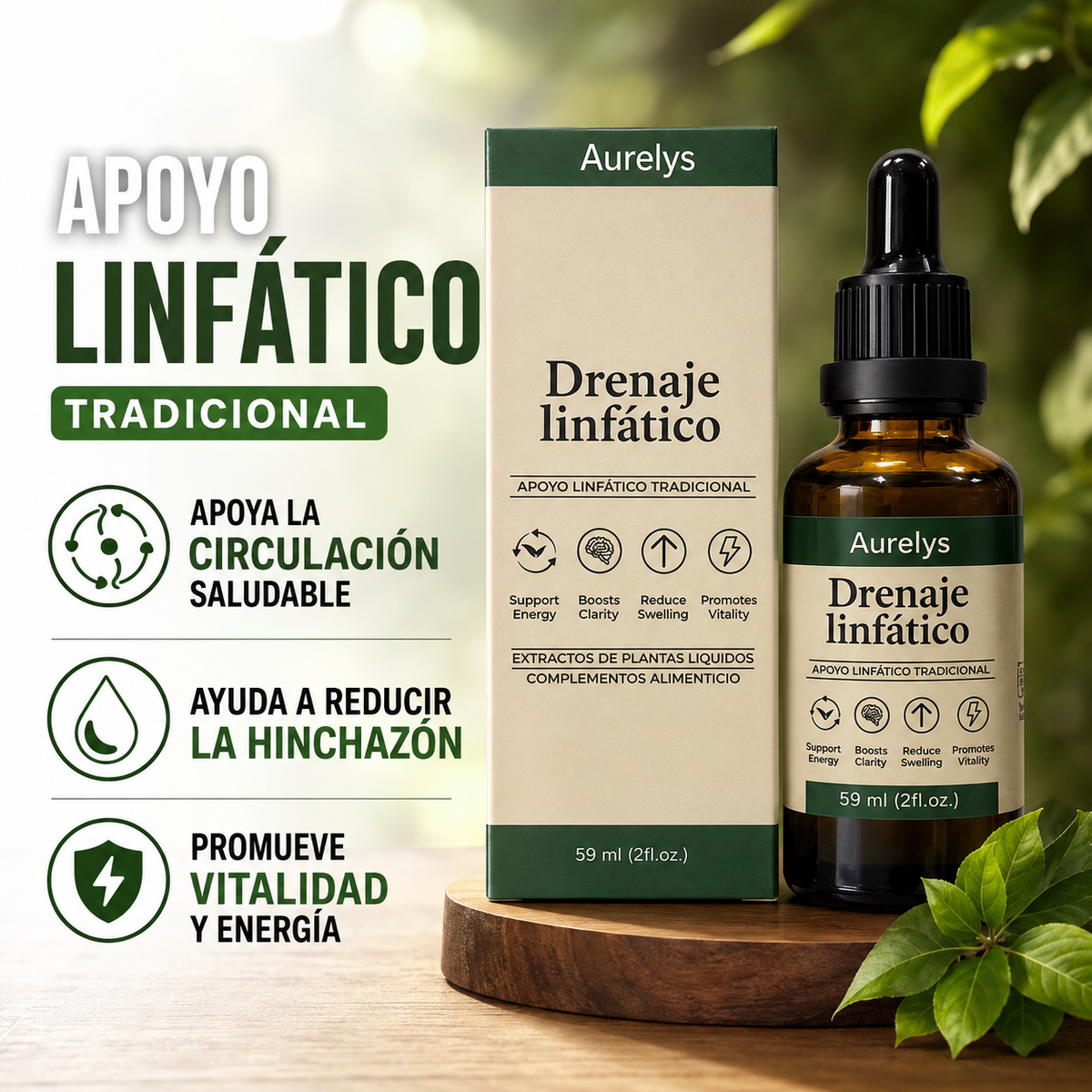 Aurelys Drenaje Linfático 60 ml